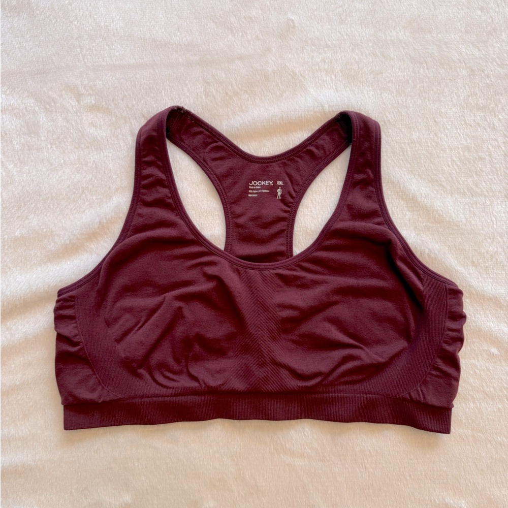 Jockey Women's Plum Sports Bra, XXL
